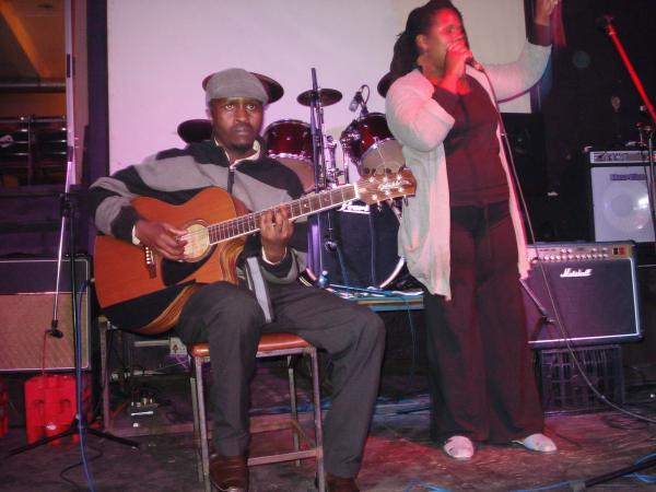 Poetry on stage. Photo by Nokubonga Yawa