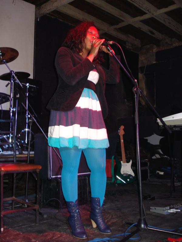 Demonstrating singing talent. Photo by Nokubonga Yawa