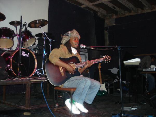 Free style on stage. Photo by Nokubonga Yawa
