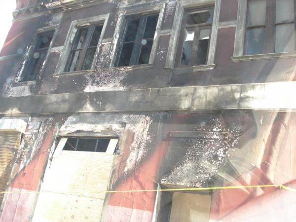 Barmooda Lounge after fire. Photo Nokubonga Yawa