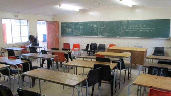One of the school's classrooms. Photo by Gerard Feris.