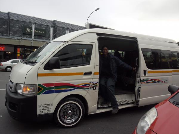 A taxi searching for passengers. Photo by Morgan Dzakowic.