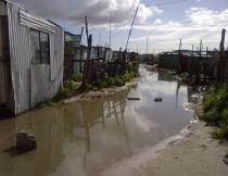 Winter in Khayelitsha. Photo by Phumeza Mlungwana 