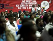 Equal Education activists at their Congress in Tembisa, Gauteng, July 2012. Photo by Madelene Cronjé, Mail & Guardian. 
