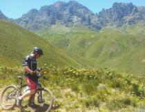 Cycling in Jonkershoek. Photo by Gavin Silber.