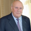 FW De Klerk. Photo by US State Department via Wikipedia (public domain). FW De Klerk. Photo by US State Department via Wikipedia (public domain).