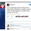 Screenshot of DA Leader Helen Zille’s Twitter feed. Screenshot of DA Leader Helen Zille’s Twitter feed.