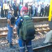 Emergency workers on the scene of the metrorail accident. Photo by Margo Fortune. Emergency workers on the scene of the metrorail accident. Photo by Margo Fortune.