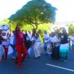 Picture of a protest outside parliament. Photo by Nokubonga Yawa.