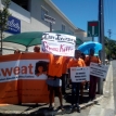 SWEAT protests DA councillor Ian Iverson's refusal to engage with sex workers outside his office in Kenilworth. Photo by Abigail McDougall. SWEAT protests DA councillor Ian Iverson's refusal to engage with sex workers outside his office in Kenilworth. Photo by Abigail McDougall.