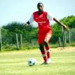Tashreeq Fielies, centre back for Glendene United. Photo courtesy of Tashreeq Fielies. Tashreeq Fielies, centre back for Glendene United. Photo courtesy of Tashreeq Fielies.