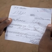 Reporter Pharie Sefali obtained a medical certificate in Katlehong. Photo by Oupa Nkosi. Reporter Pharie Sefali obtained a medical certificate in Katlehong. Photo by Oupa Nkosi.