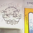 A defaced Metrorail carriage. This graffiti is relatively talented compared to what you usually find on train carriages. Photo by Nathan Geffen. A defaced Metrorail carriage. This graffiti is relatively talented compared to what you usually find on train carriages. Photo by Nathan Geffen.