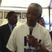Nelson Mandela visits MSF in Khayelitsha. Siyayinqoba Beat It! archive. Nelson Mandela visits MSF in Khayelitsha. Siyayinqoba Beat It! archive.