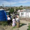 Inspecting toilets in Khayelitsha. Photo by Fergus Turner. Inspecting toilets in Khayelitsha. Photo by Fergus Turner.