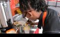 Vuyile Msaku, a coffee barista. Photo by Mary-Anne Gontsana
