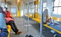  The aftermath of litter left on the afternoon train. Photo by Audrey Leasure.