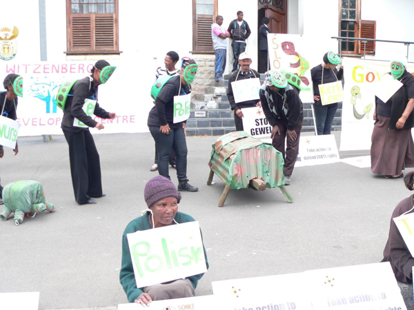 Photo of protesters