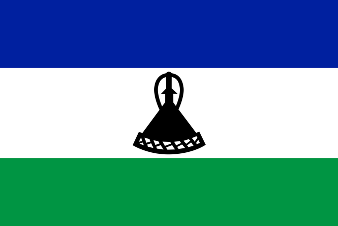 Photo of Lesotho flag