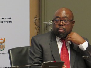 Thulas Nxesi during a post-SONA briefing