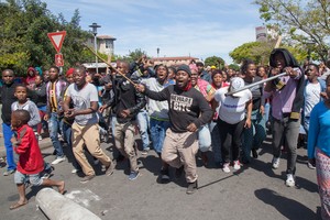 Photo of Langa protest