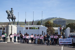 Photo of Right2Know protest