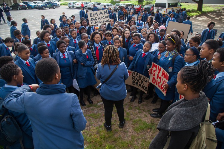 San Souci learners protest