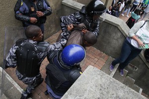 Students protest at UCT