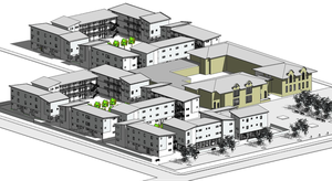 Graphic of proposed affordable housing project for Tafelberg
