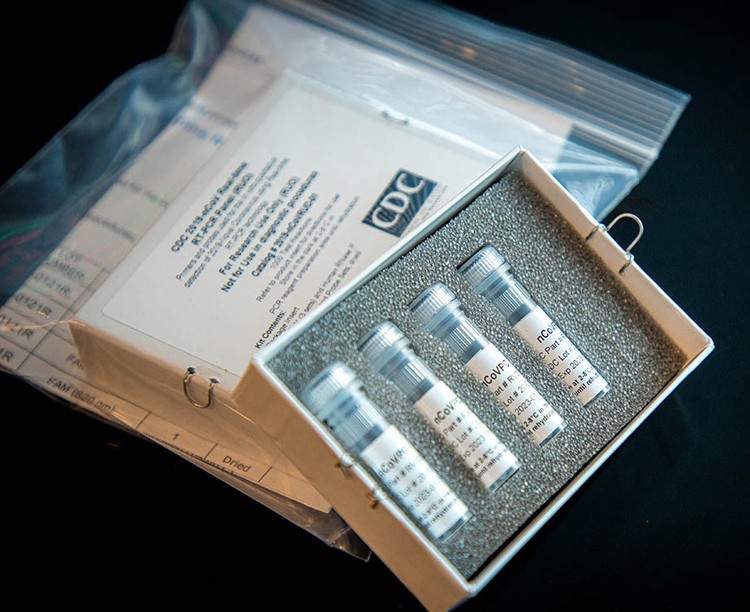 Photo of PCR test