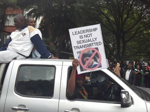 Photo of Harare protest