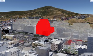 Artist's impression of new building in Cape Town