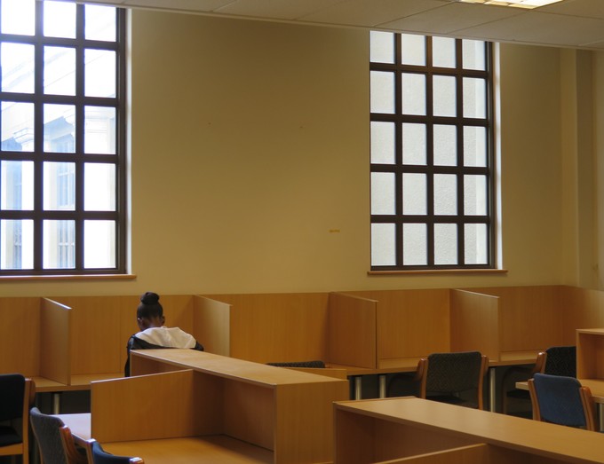 Photo of inside of UCT library