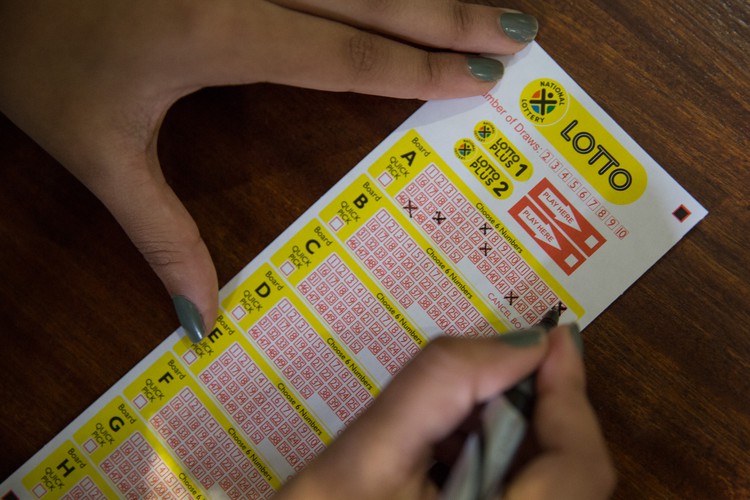 Photo of a lotto ticket