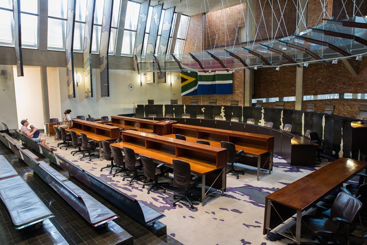 Photo of inside of Constitutional Court
