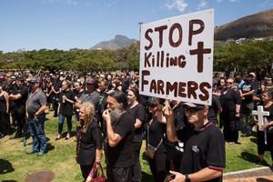 Protest against farm murders