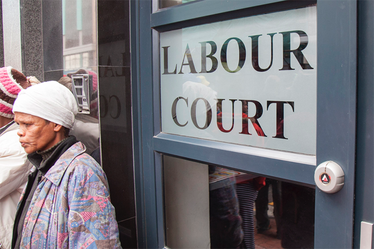 Photo of the labour court sign