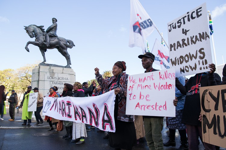 Activists demand justice for Marikana massacre victims ...