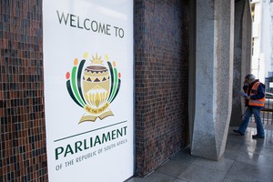 Photo of parliament sign