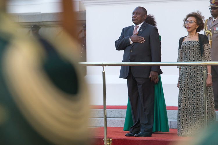Photo of President Ramaphosa and Tshepo Motsepo