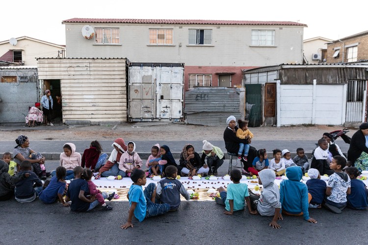 Muslims break their fast in Manenberg during the month of Ramadan. - Ashraf Hendricks