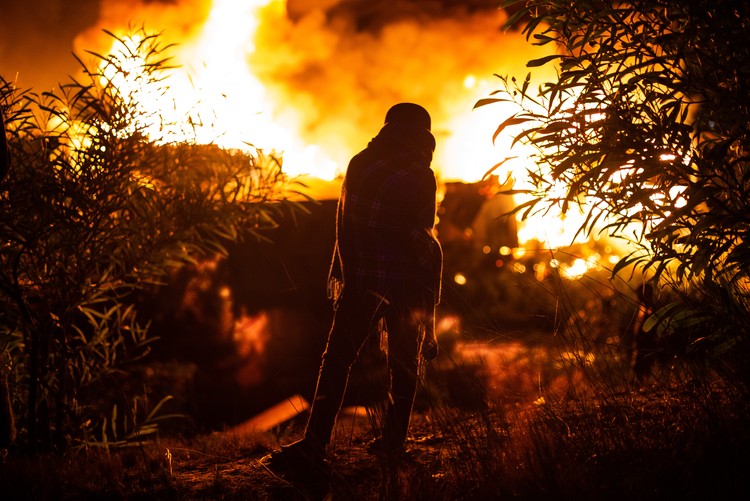 Fire destroys homes in Langa, Cape Town. - Ashraf Hendricks