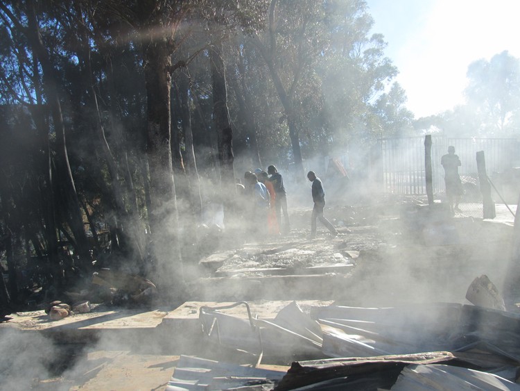 Photo of smoke at Imizamo Yethu