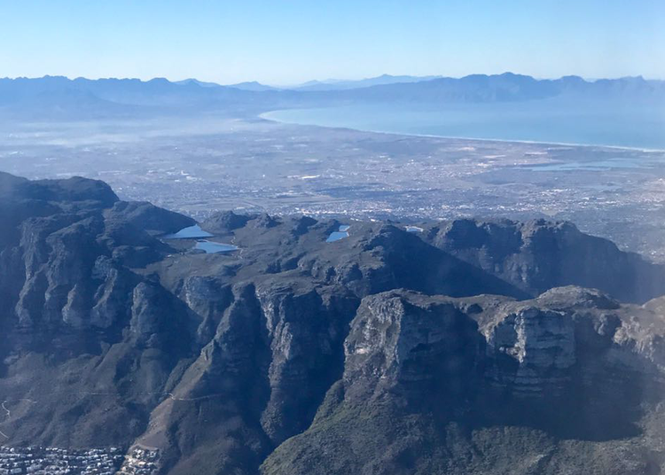 Photo of Cape Town from the air