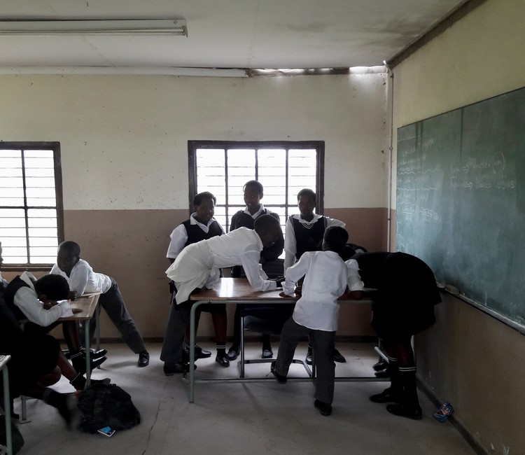 Photo of a classroom with learners in it