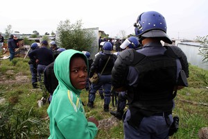 Photo of boy and police