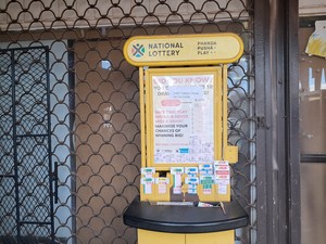 Lotto branding in store
