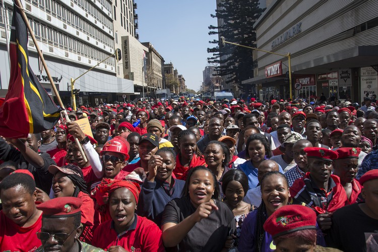 Photo of EFF protest