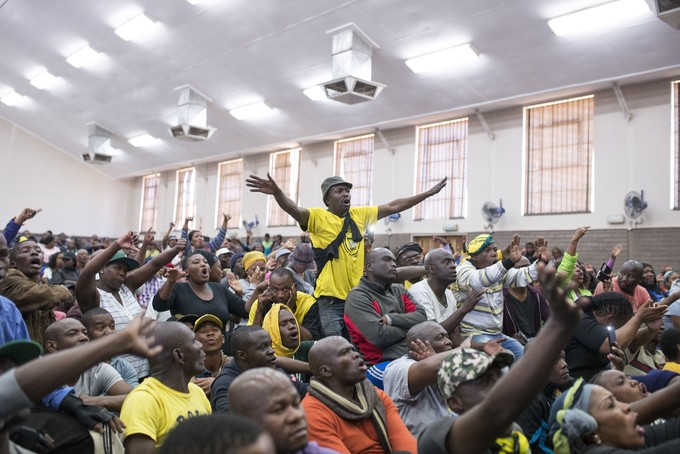 Photo of town hall meeting