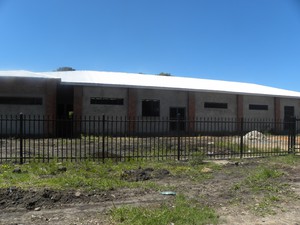 Photo of NLC funded incomplete building